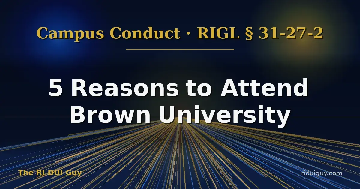 5 Reasons to Attend Brown University