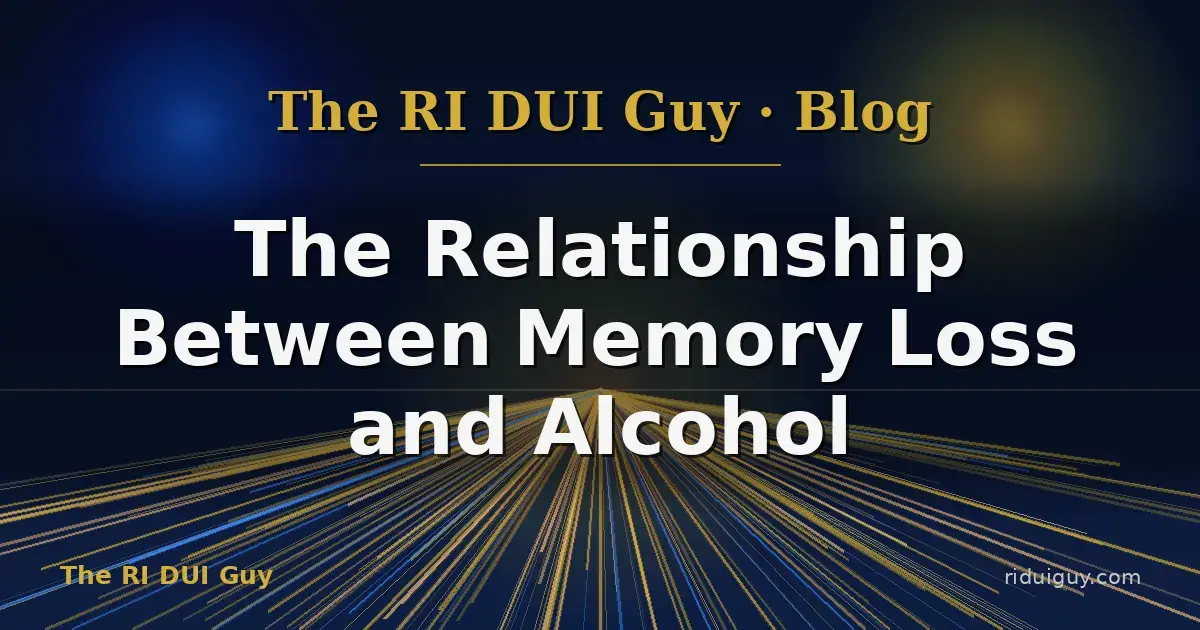 The Relationship Between Memory Loss and Alcohol